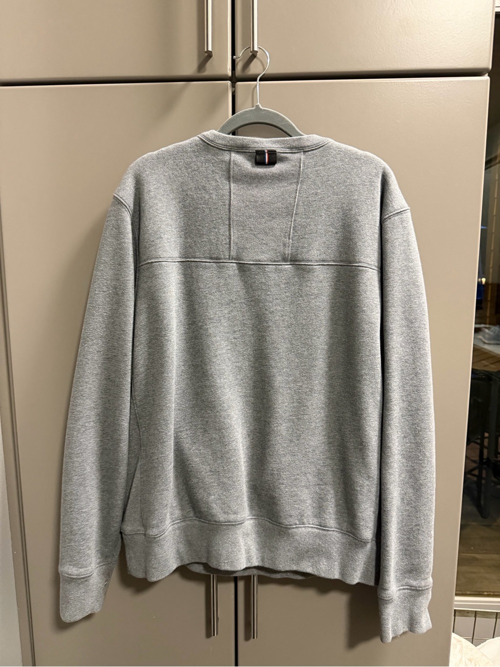 Men's Gray HUSTLE Crewneck Sweatshirt Men’s L - with pockets! - Picture 3 of 11